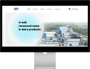 Web development for milk industry